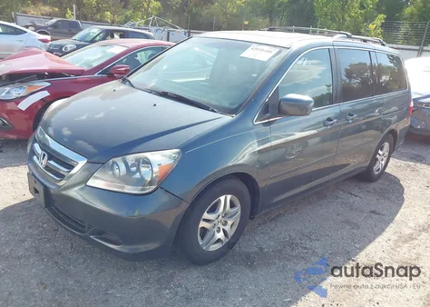 2006 Honda Odyssey Ex-L from USA, damaged, VIN 5FNRL38786B414431